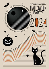 Halloween party flyer