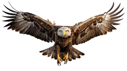 Obraz premium bald eagle transparent background.