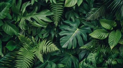 Fototapeta premium Lush Green Foliage