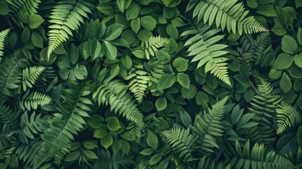 Fototapeta premium Lush Green Foliage