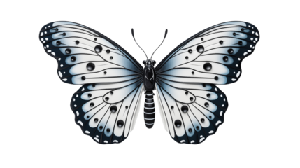 beautiful butterfly transparent background.