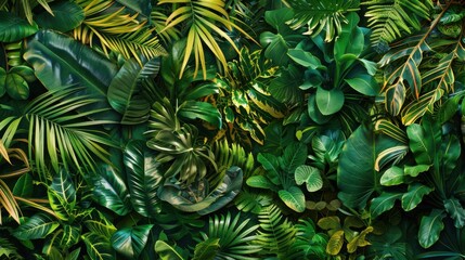 Naklejka premium Lush Greenery