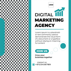 igital marketing web banner or social media post design templates