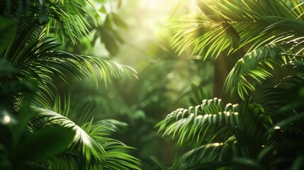 Obraz premium Sunlit Jungle