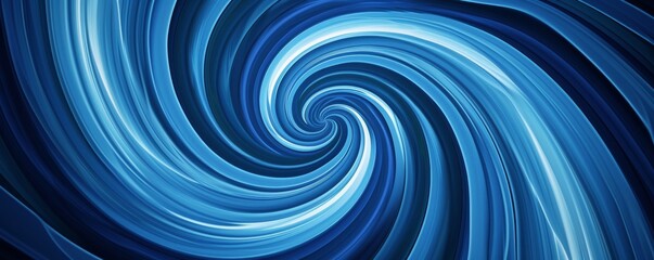 Abstract blue vortex with swirling motion, vivid colors. digital art concept