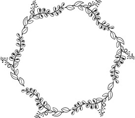 black and white frame with flowers