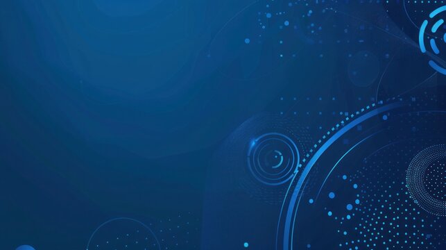 collection of Abstract blue backgrounds with geometric circles