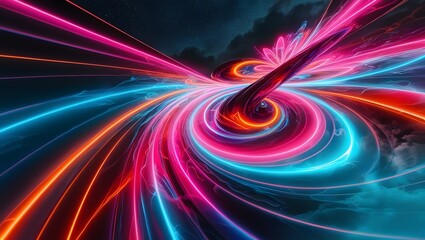 Pastel Waves of Tranquility abstract background