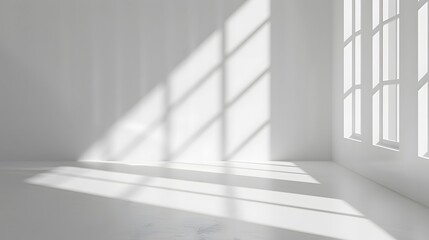 Minimalist White Background: A clean, minimalist white background with soft shadows, perfect for showcasing sleek and modern products.
