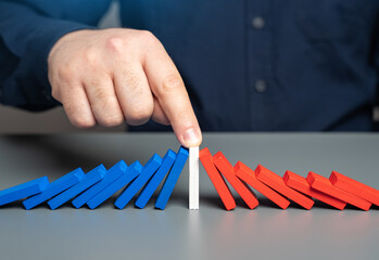 Stop escalation. USA elections between Democratic and Republican candidates. Find compromise and...