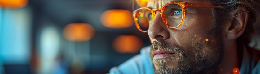 Team of young analysts discussing data visualizations loft office realistic natural lighting sharp focus