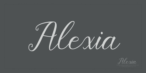 Elegant Minimalist Serif Alphabet Font Set – Modern and Classic Lettering

