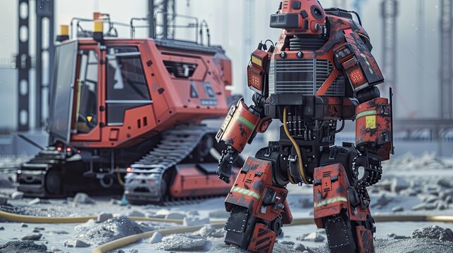 Predict the future trend of firefighting robots including advances in materials energy efficiency and integration with smart city infrastructure.