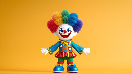 Fototapeta premium a clown in April fools' day