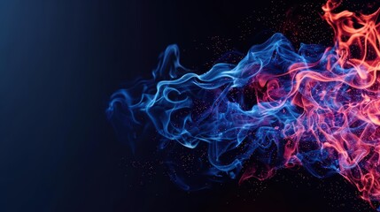 Obraz premium Pitch concept is energized with a FlameBurst effect