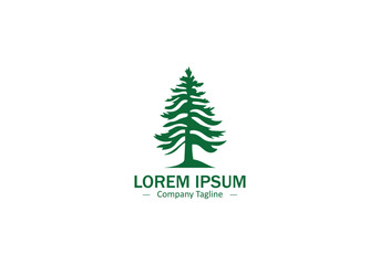 Graceful Tree Icon Vector for Environmental and Green Initiatives