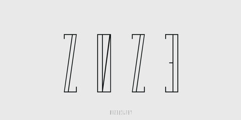 Elegant Modern Serif Alphabet Font Set – Minimalist and Classic Lettering
