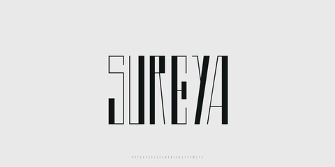 Elegant Modern Serif Alphabet Font Set – Minimalist and Classic Lettering
