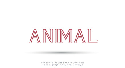 Elegant Modern Serif Alphabet Font Set – Minimalist and Classic Lettering
