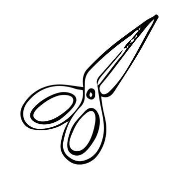 recommend clip art: Garden shears tool hand drawn in doodle style. Hobby gardening. Pruning branches. cutting leaves. Topiary art. Vector line art illustration.