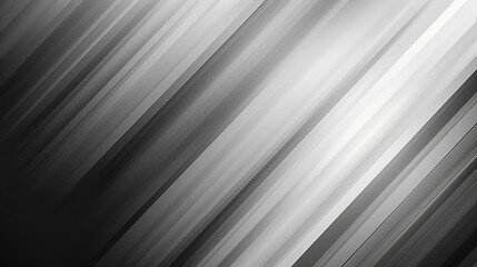 Obraz premium Diagonal gray lines creating a gradient from black to white form an abstract background