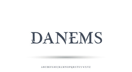 Elegant Modern Serif Alphabet Font Set – Minimalist and Classic Lettering
