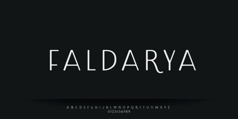 Elegant Modern Serif Alphabet Font Set – Minimalist and Classic Lettering
