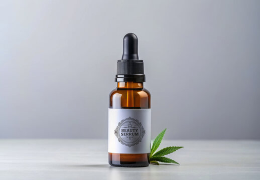 Serum Bottle Mockup Template