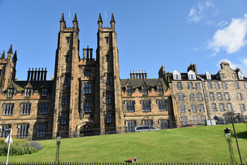 Obraz premium Cité médiévale à Edimbourg. Ecosse