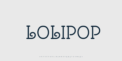 Elegant Minimalist Serif Alphabet Font Set – Modern and Classic Lettering
