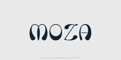 Elegant Minimalist Serif Alphabet Font Set – Modern and Classic Lettering

