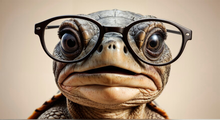 Close-up portrait of a turtle