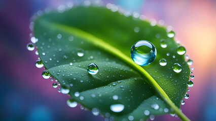 Closeup plants with blurred background