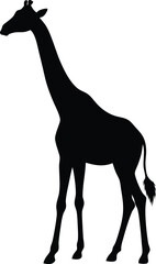 Giraffe silhouette vector