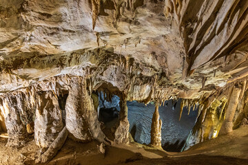 Villefranche. France. 05-24-2024. Great Canalettes Cave near the city of Villefranche de Conflent...