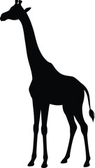 Giraffe silhouette vector