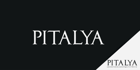 Elegant Modern Serif Alphabet Font Set – Minimalist and Classic Lettering
