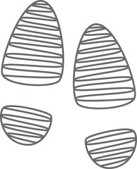 Footprints Of Boots Doodle
