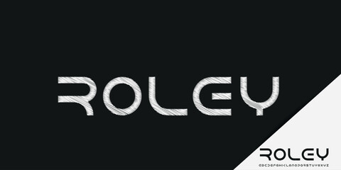 Elegant Modern Serif Alphabet Font Set – Minimalist and Classic Lettering
