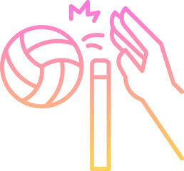Volley block icon