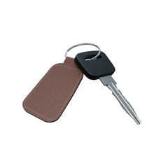 3d Render of Keys isolated on white background