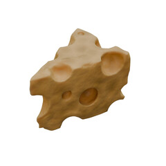 Chesse isolated on white background