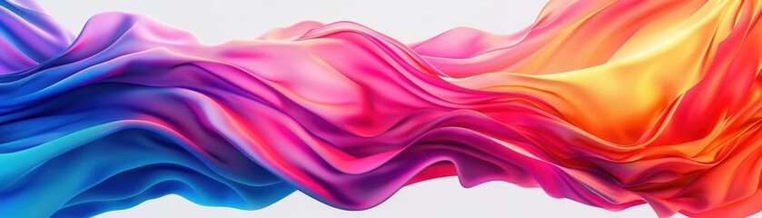 Obraz premium A Close-up Shot Abstract Watercolor Silhouettes of Watercolor business silhouettes, vibrant overlapping hues