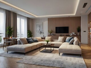 Spacious main living room
