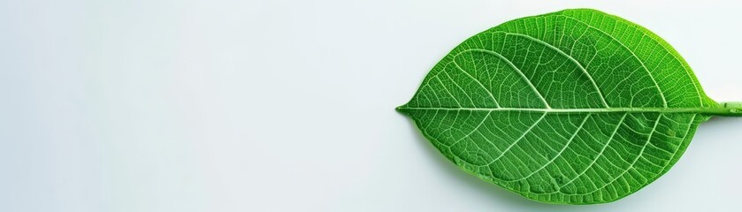 Close-up minimal Style of Close-up of an artificial leaf performing photosynthesis