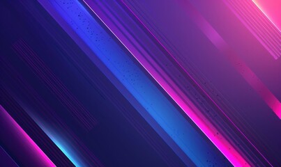 Fototapeta premium Abstract background with glowing neon lines in purple, pink, and blue.