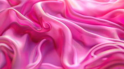 Obraz premium Pink Fabric Close Up