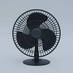 electric fan isolated on white