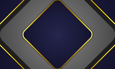 elegant dark blue business theme background with gold lines
