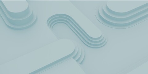 Pastel abstract background. Layered. Light geometric background. Abstract 3D illustration.